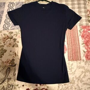 SKIMS Navy Short Sleeve Tee